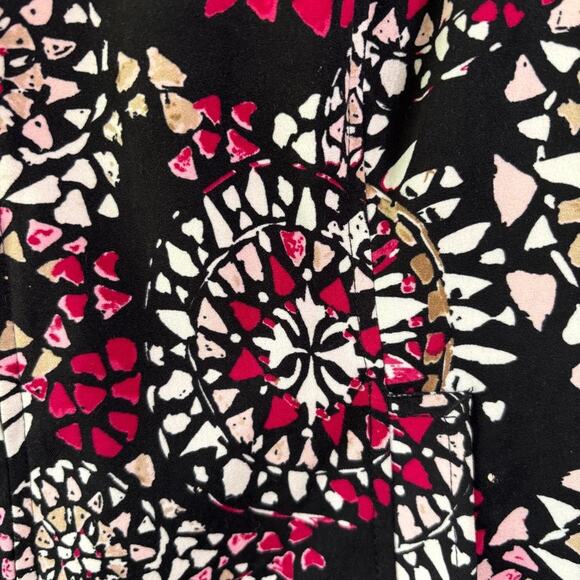 Christopher & Banks Women's Full Zip Jacket Size L Pockets Geometric Boho - Picture 3 of 10